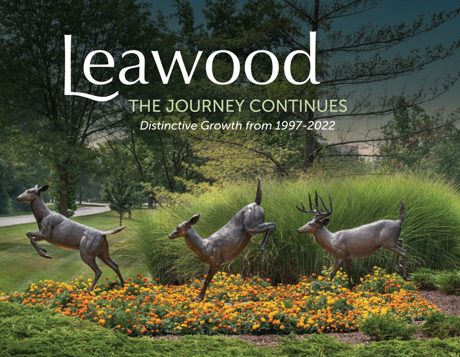 Leawood commemorative anniversary book cover