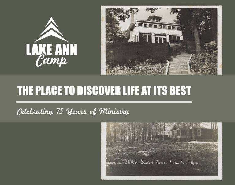 Lake Ann Camp commemorative anniversary book cover