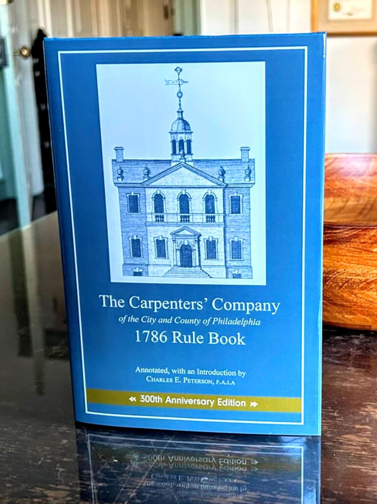 Preserving History: Jenkins Group Collaborates with The Carpenters’ Company to Reprint Historic Rule Book
