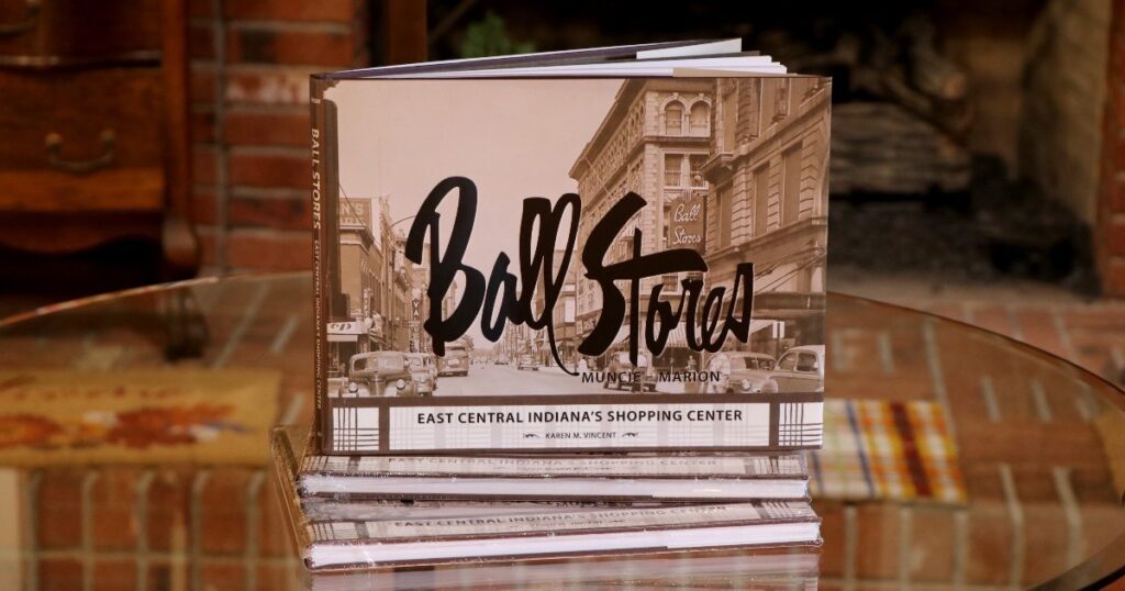 Ball Stores Commemorative Book on Table