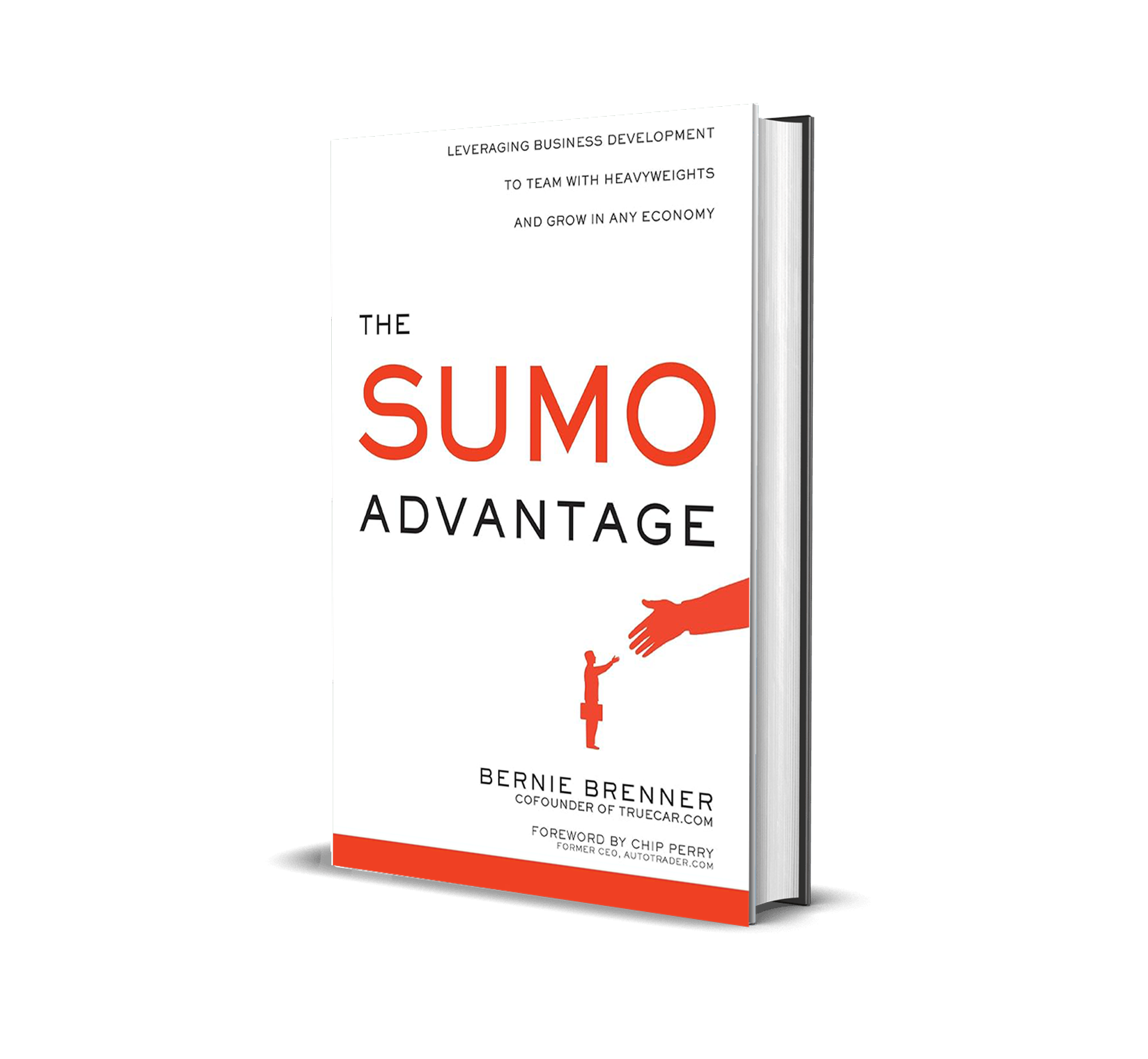 The cover of the business book, Sumo Advantage, by Bernie Brenner