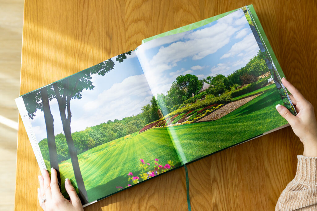 Wally Marx Personal Legacy Coffee Table Book open on table
